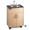 Ozark River Mfg Premier Maple Hot & Cold Water Portable Sink w/Laminate Top ADSTM-LM-SS1N - alternate 1